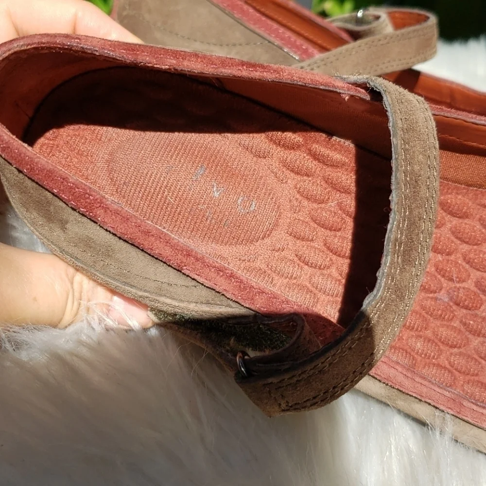 Privo by Clarks brown suede mary janes -8M